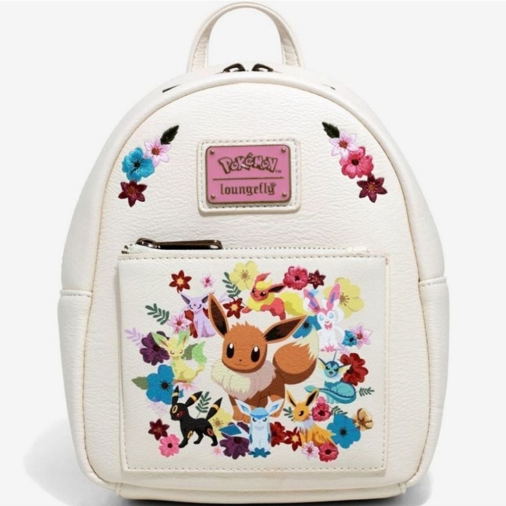 Loungefly Pokémon Eeveelutions Floral Mini Backpack